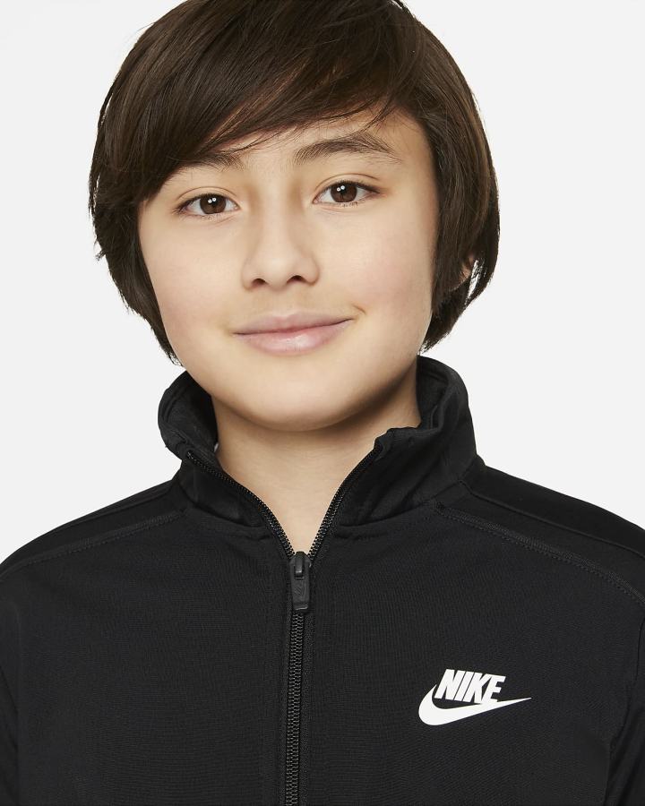 Chandals Nike Sportswear Kids Tracksuit Niña Negras Blancas | PRLJN-4382