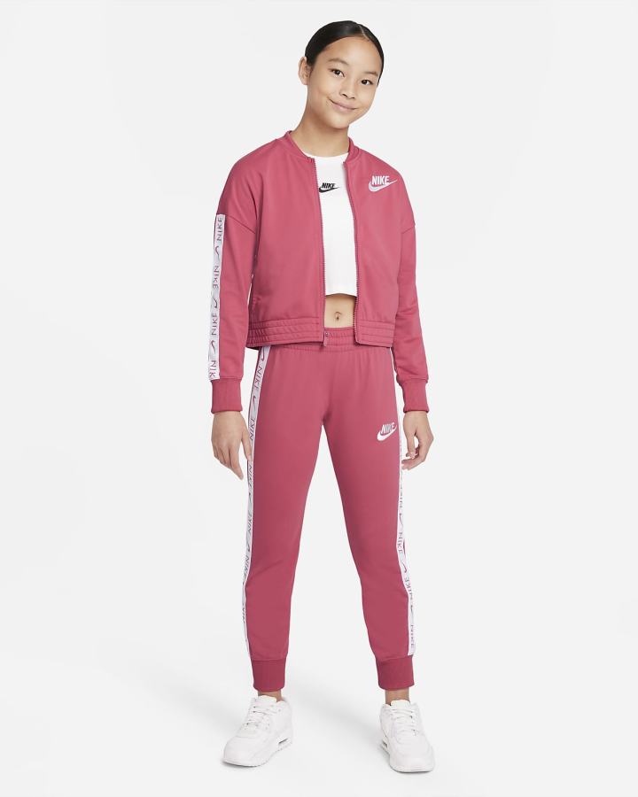 Chandals Nike Sportswear Kids Tracksuit Niña Rosas Blancas | RKYLB-3924