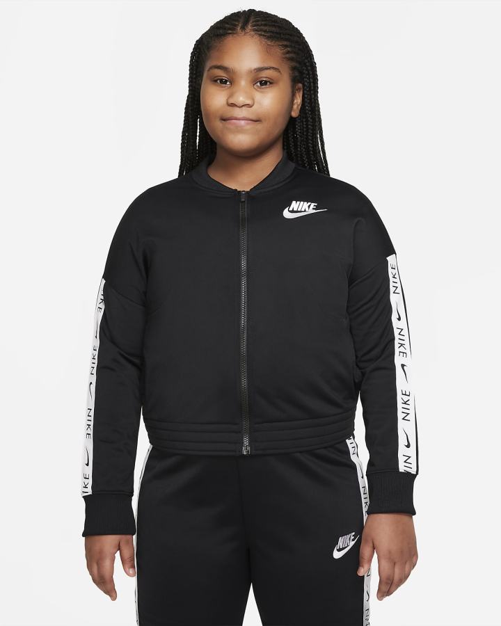 Chandals Nike Sportswear Kids Tracksuit Niña Negras Blancas | XRDWO-8952