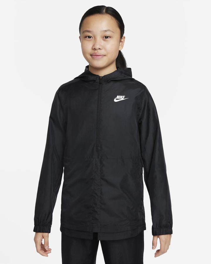 Chandals Nike Sportswear Kids Woven Tracksuit Niño Negras Blancas | KFTGZ-1526