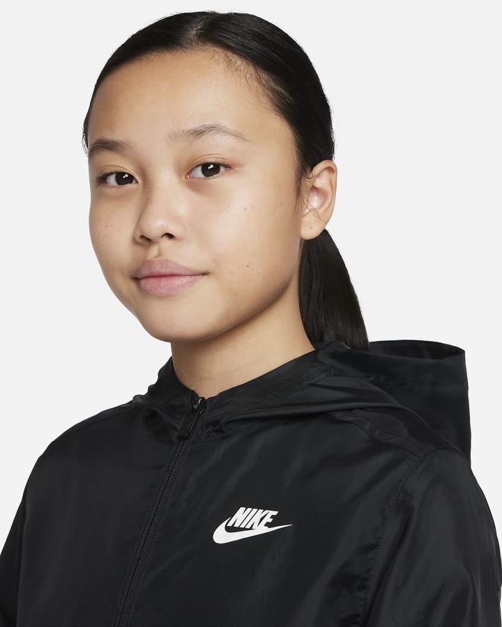 Chandals Nike Sportswear Kids Woven Tracksuit Niño Negras Blancas | KFTGZ-1526