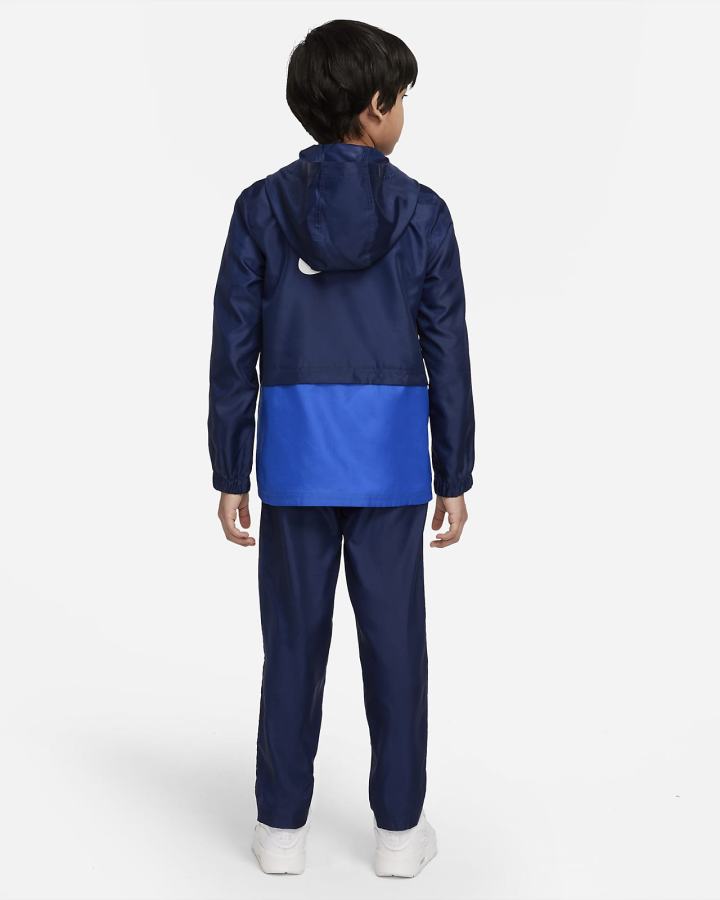 Chandals Nike Sportswear Kids Woven Tracksuit Niño Azul Real Azul Marino Blancas | MDUFA-9061