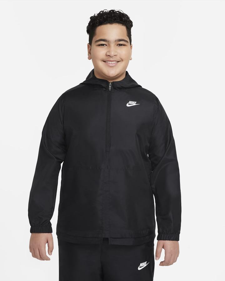 Chandals Nike Sportswear Kids Woven Tracksuit Niño Negras Blancas | ZODEI-4870