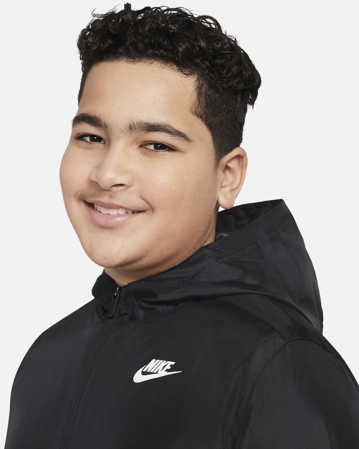Chandals Nike Sportswear Kids Woven Tracksuit Niño Negras Blancas | ZODEI-4870