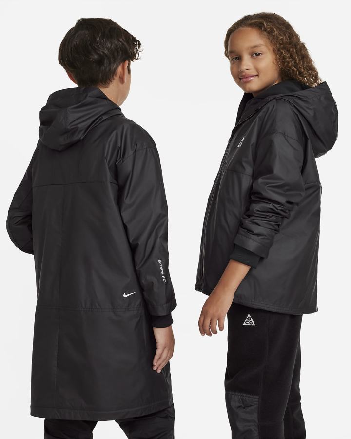 Chaquetas Nike ACG Storm-FIT Kids Convertible Niño Negras | ZCKGH-3261