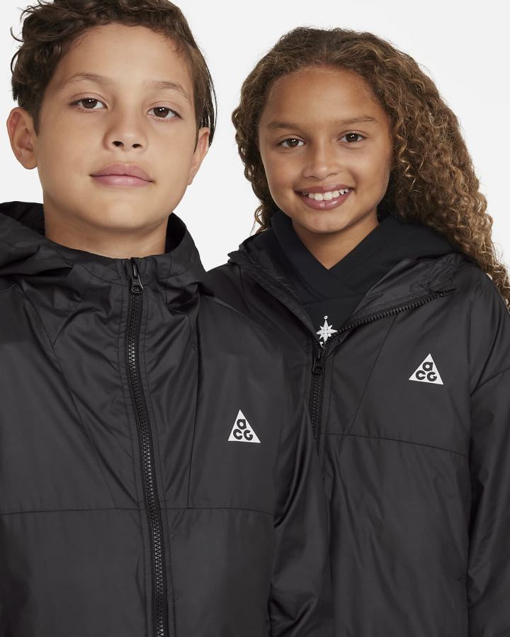 Chaquetas Nike ACG Storm-FIT Kids Convertible Niño Negras | ZCKGH-3261