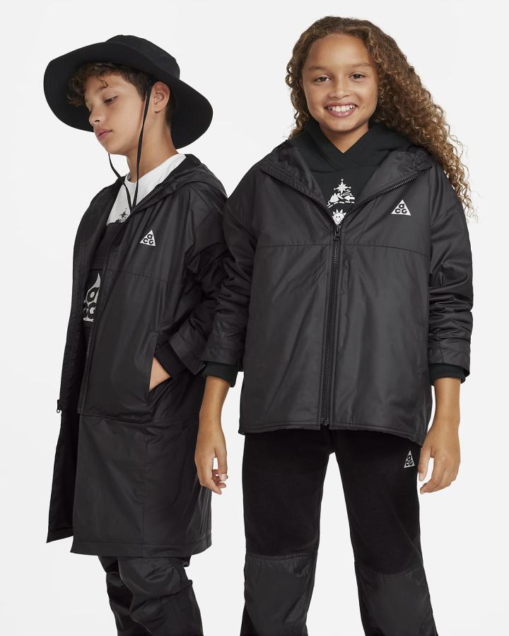 Chaquetas Nike ACG Storm-FIT Kids Convertible Niño Negras | ZCKGH-3261