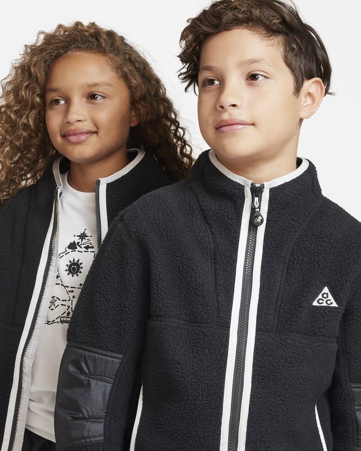 Chaquetas Nike ACG Therma-FIT Kids Full-Zip Niño Negras | HQAZL-5127