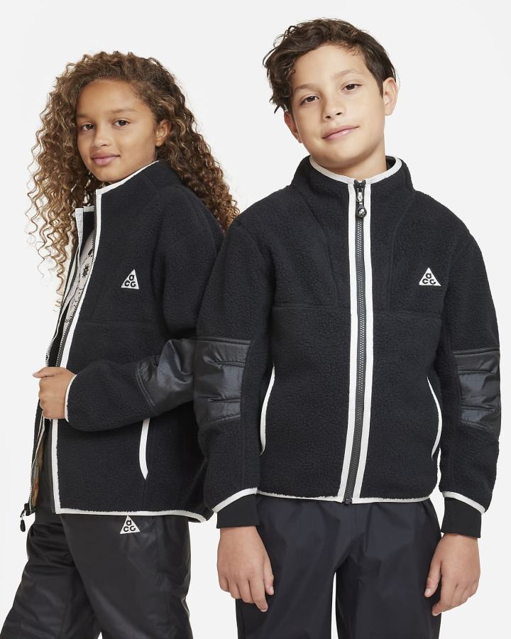 Chaquetas Nike ACG Therma-FIT Kids Full-Zip Niño Negras | HQAZL-5127