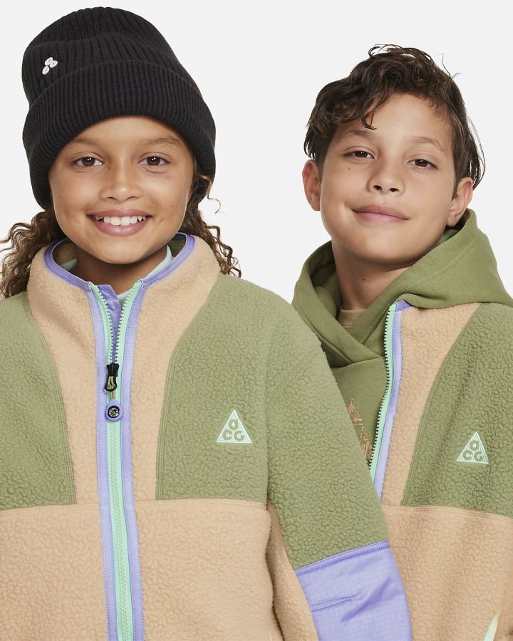 Chaquetas Nike ACG Therma-FIT Kids Full-Zip Niña Verde | NJQKA-2408