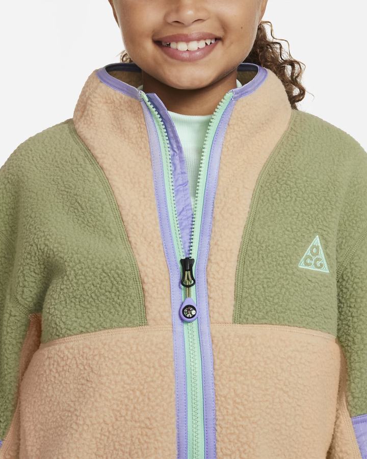 Chaquetas Nike ACG Therma-FIT Kids Full-Zip Niña Verde | NJQKA-2408