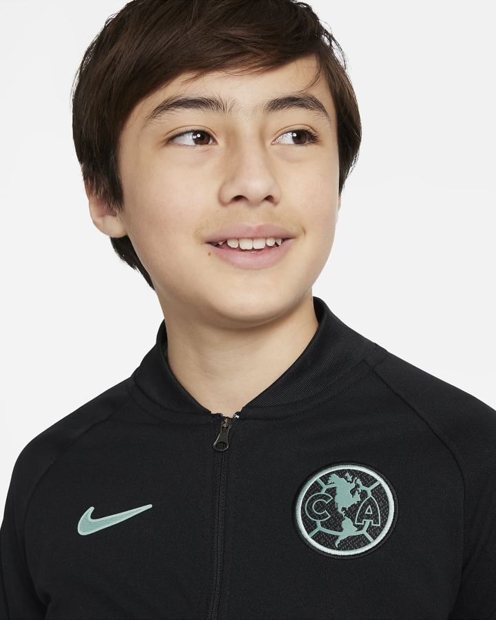 Chaquetas Nike Club América Kids Full-Zip Soccer Niño Negras | PITSV-9871