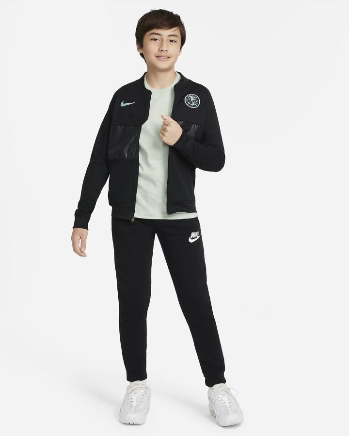 Chaquetas Nike Club América Kids Full-Zip Soccer Niño Negras | PITSV-9871