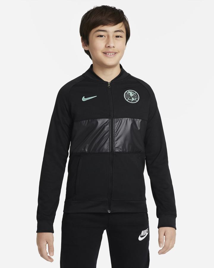 Chaquetas Nike Club América Kids Full-Zip Soccer Niño Negras | PITSV-9871