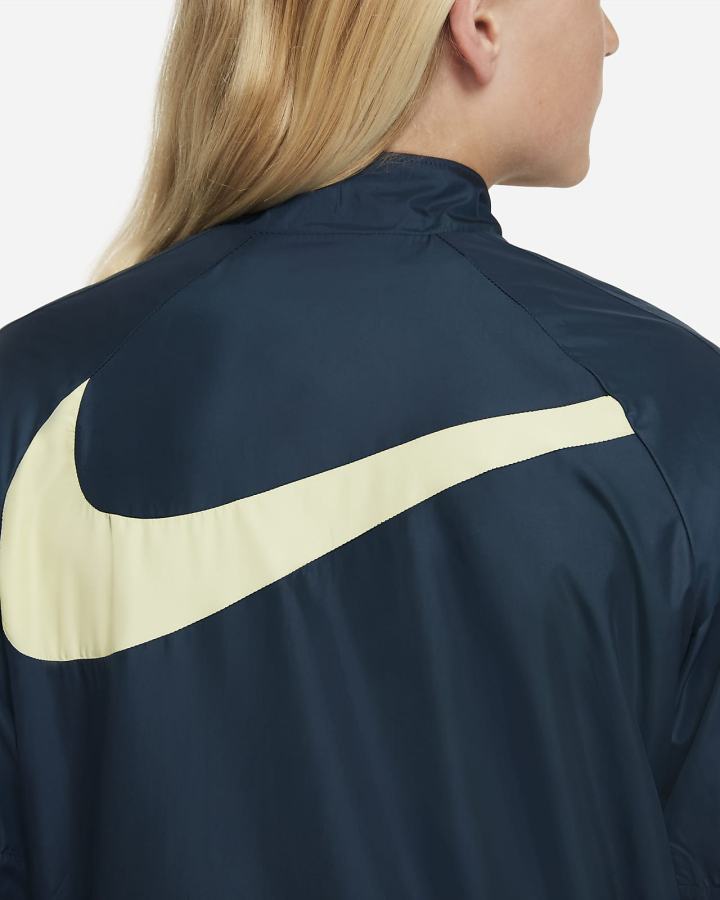 Chaquetas Nike Club América Repel Academy AWF Kids Soccer Niño Azul Marino Limón | RYBVK-9478