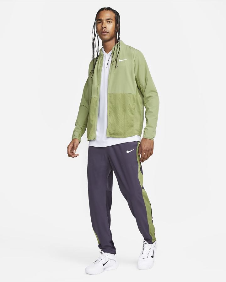 Chaquetas Nike Court Advantage Tennis Hombre Moradas Blancas | KGASX-2178
