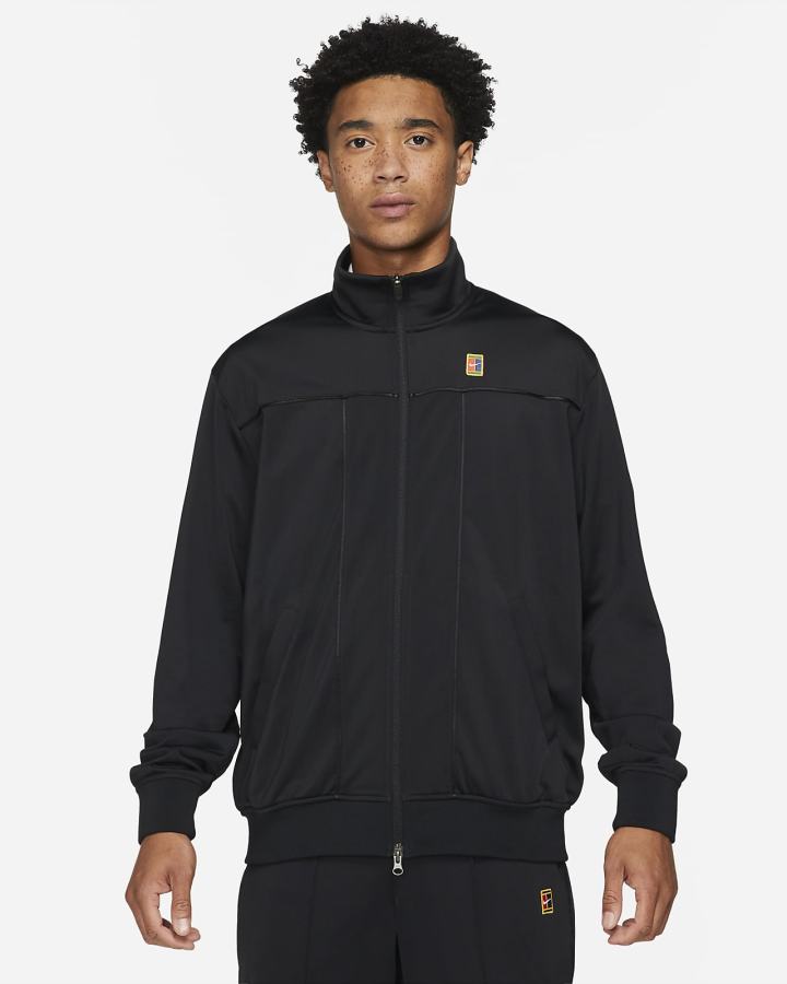 Chaquetas Nike Court Tennis Hombre Negras | FODPU-6348