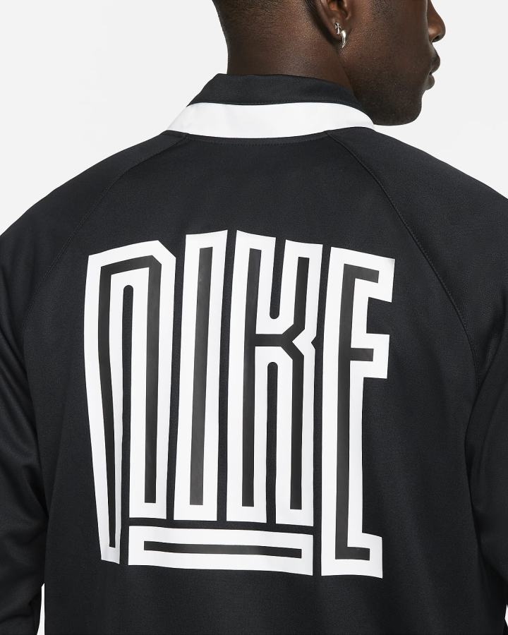 Chaquetas Nike Dri-FIT Basketball Hombre Negras Blancas | CYLIQ-9163