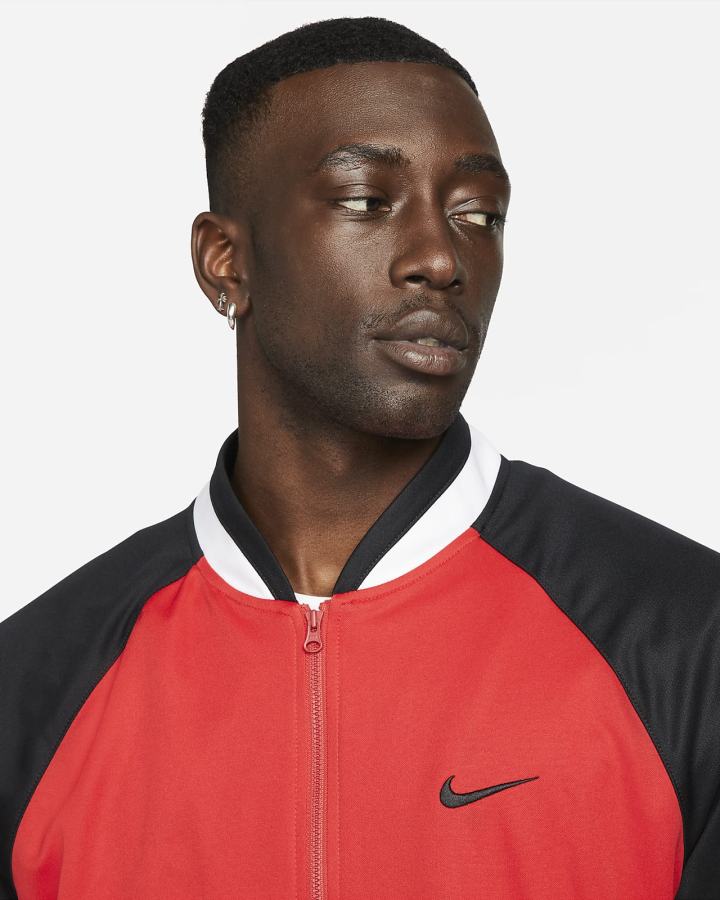 Chaquetas Nike Dri-FIT Basketball Hombre Rojas Negras Blancas | KHRJL-6403