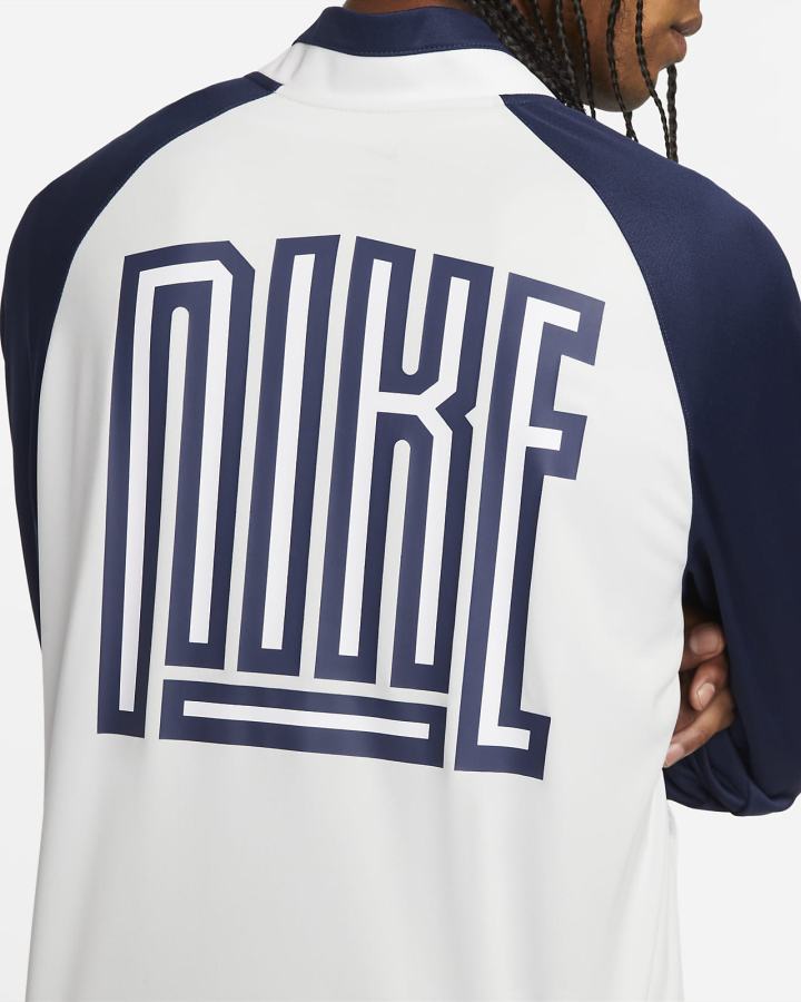 Chaquetas Nike Dri-FIT Basketball Hombre Plateadas Azul Marino Blancas Azul Marino | OYDBE-8714