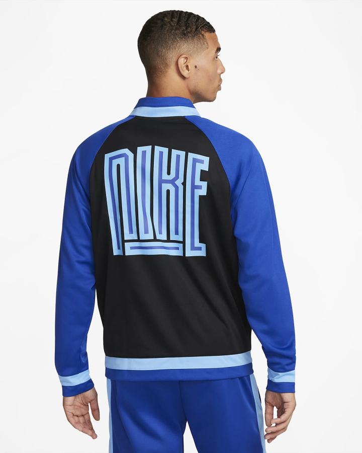 Chaquetas Nike Dri-FIT Basketball Hombre Negras Azul Real Azules | WZEQG-7259