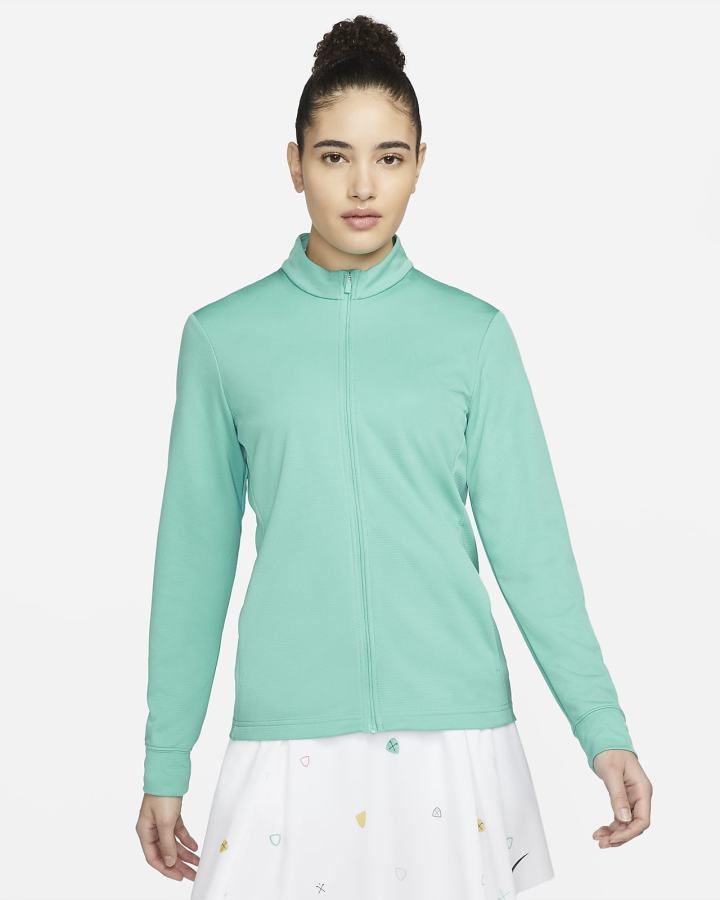 Chaquetas Nike Dri-FIT UV Victory Full-Zip Golf Top Mujer Turquesa Blancas | RCWNZ-0873