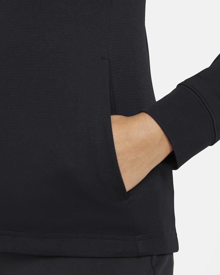 Chaquetas Nike Dri-FIT UV Victory Full-Zip Golf Top Mujer Negras Blancas | VKUBD-3825