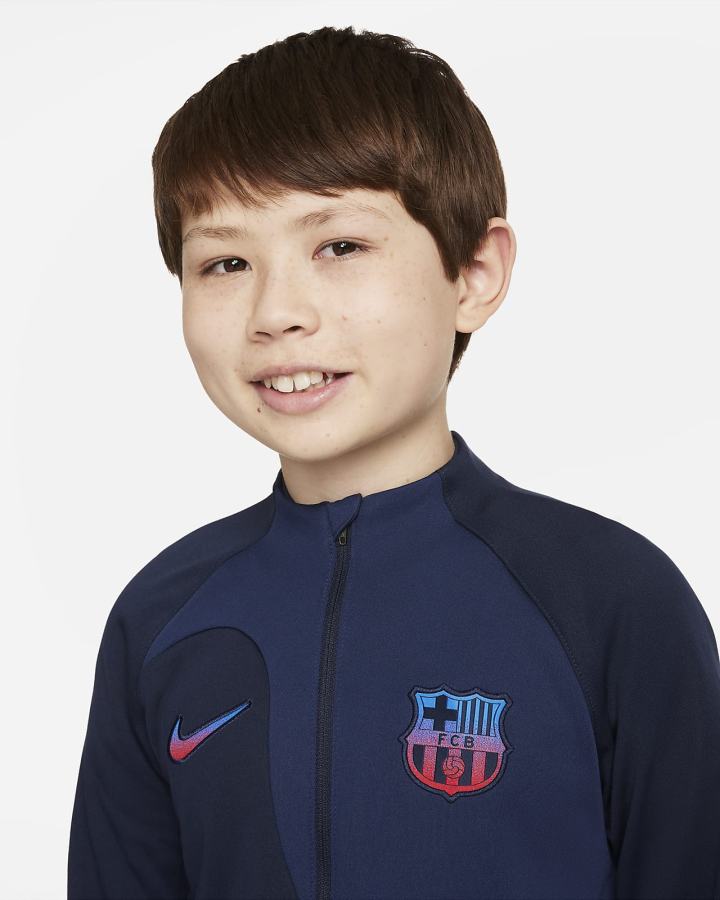 Chaquetas Nike FC Barcelona Academy Pro Kids Soccer Niño Obsidian Azul Marino Rojas | MSCWG-2051