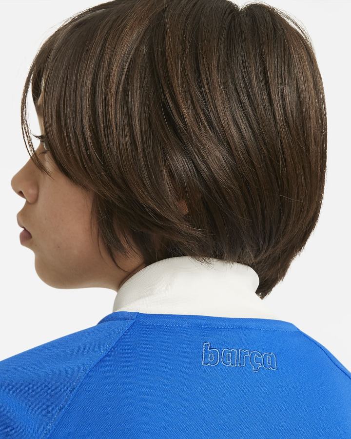 Chaquetas Nike FC Barcelona Kids Full-Zip Soccer Track Niño Obsidian Rojas Blancas | HYFLC-3925