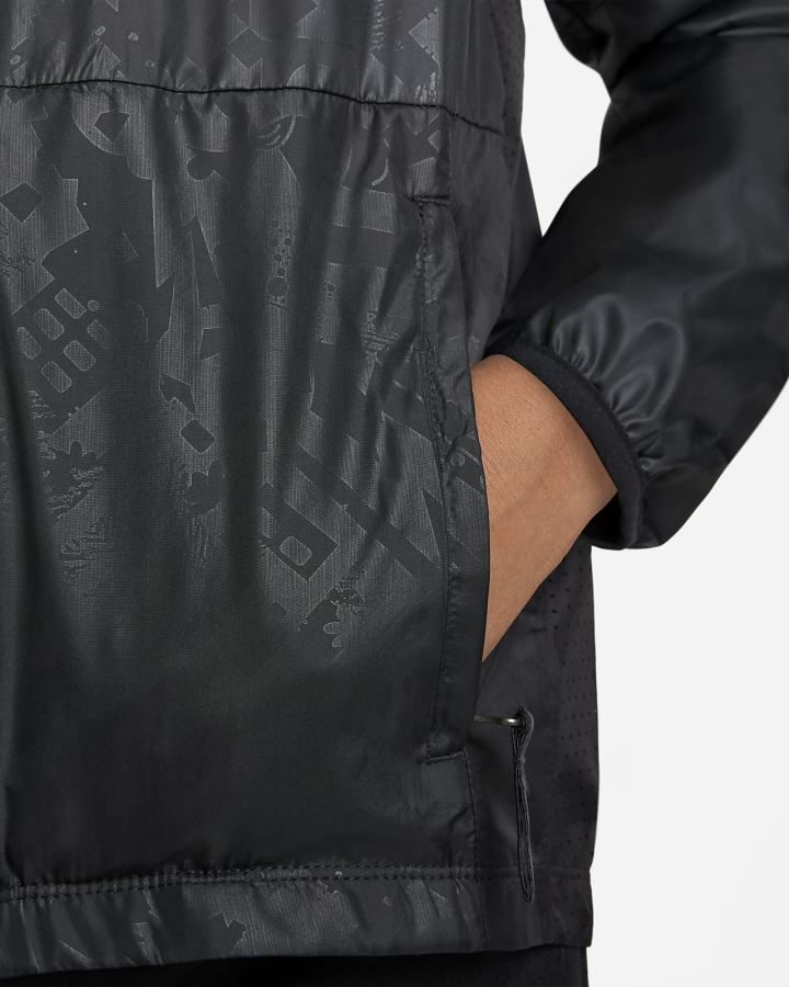 Chaquetas Nike FC Barcelona Repel Academy AWF Kids Dri-FIT Soccer Niña Negras Azul Real | VOGLY-5863