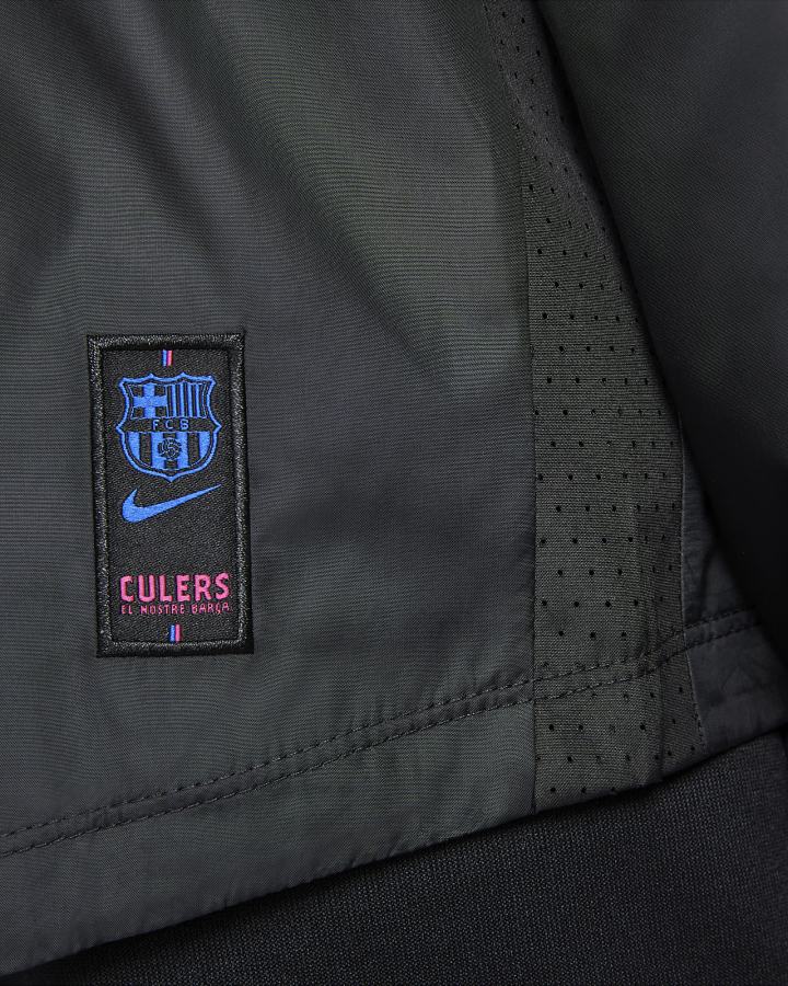 Chaquetas Nike FC Barcelona Repel Academy AWF Kids Dri-FIT Soccer Niña Negras Azul Real | VOGLY-5863