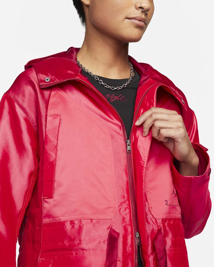 Chaquetas Nike Jordan 23 Engineered Lightweight Mujer Rojas Claro Burdeos | QNDCW-6381