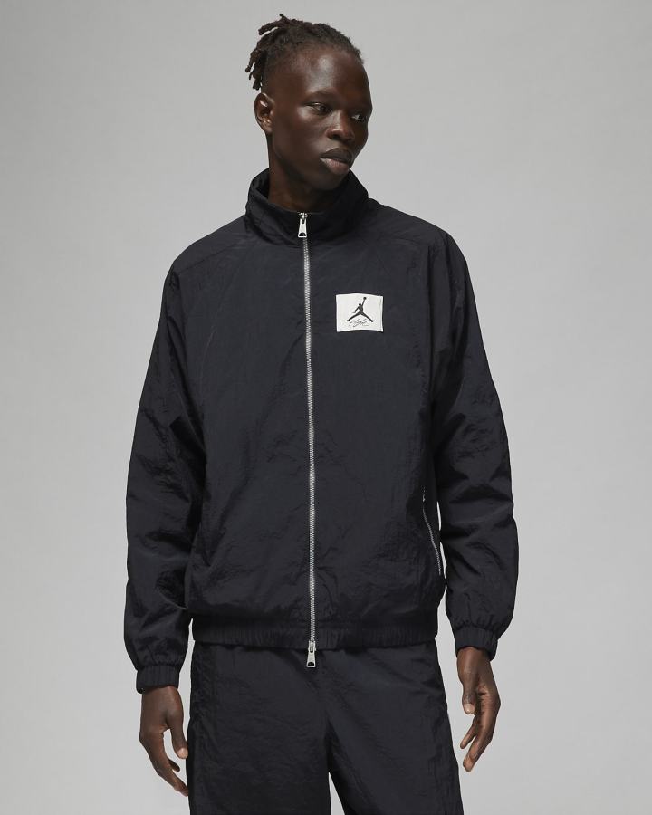 Chaquetas Nike Jordan Essentials Statement Warmup Hombre Negras | JIFQN-5463