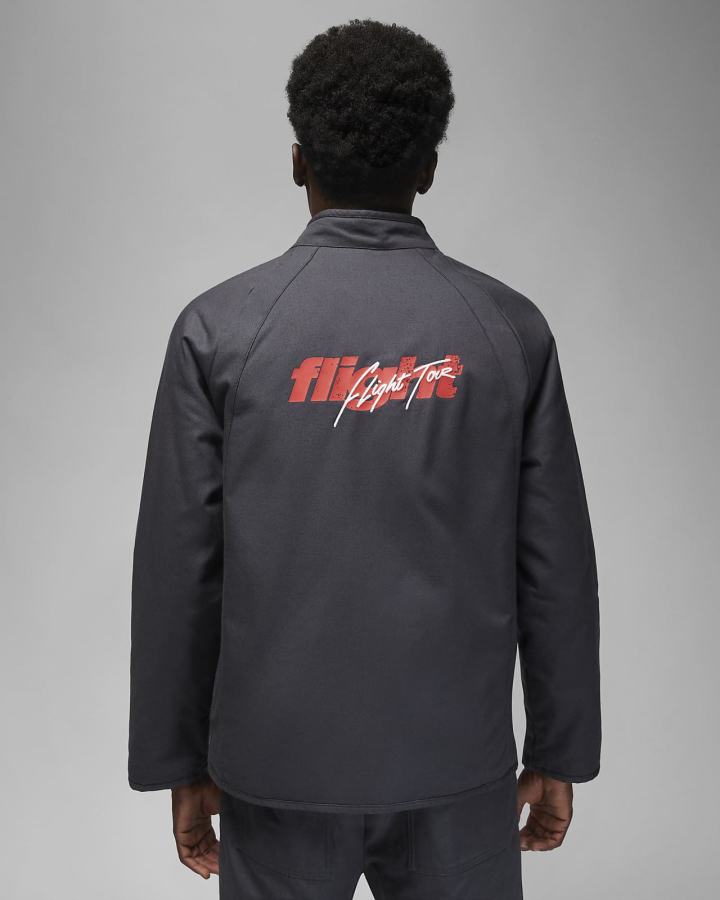 Chaquetas Nike Jordan Flight Heritage Warmup Hombre Gris Oscuro | DZVEQ-4198