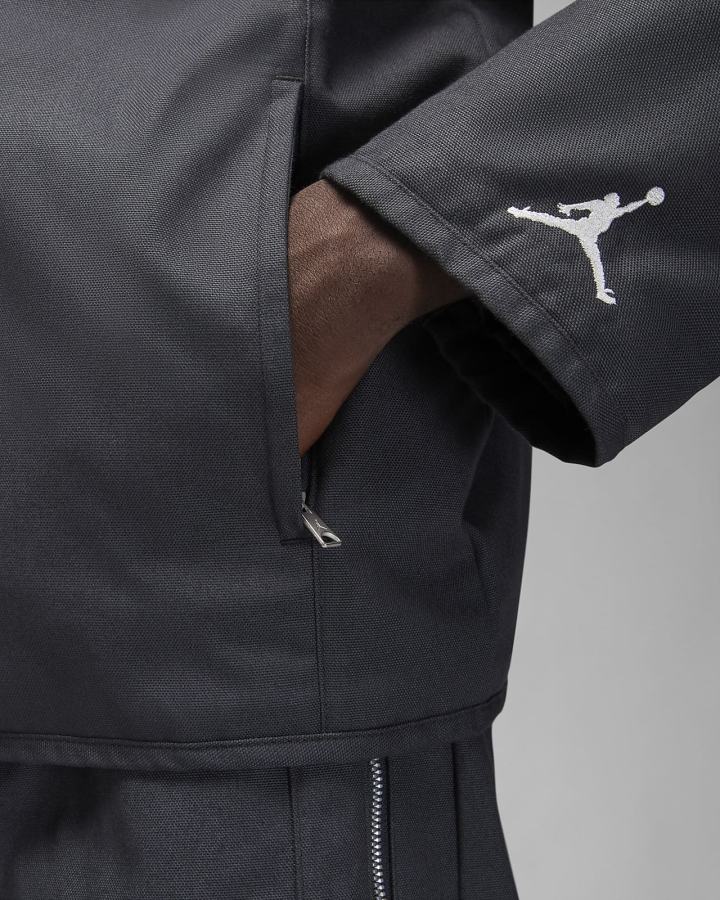 Chaquetas Nike Jordan Flight Heritage Warmup Hombre Gris Oscuro | DZVEQ-4198