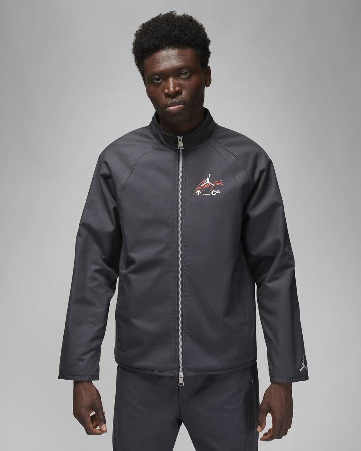Chaquetas Nike Jordan Flight Heritage Warmup Hombre Gris Oscuro | DZVEQ-4198