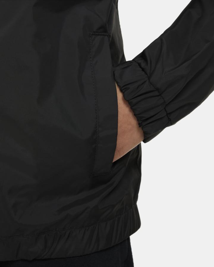 Chaquetas Nike Jordan Kids Full-Zip Niño Negras Blancas | HSRAO-4609