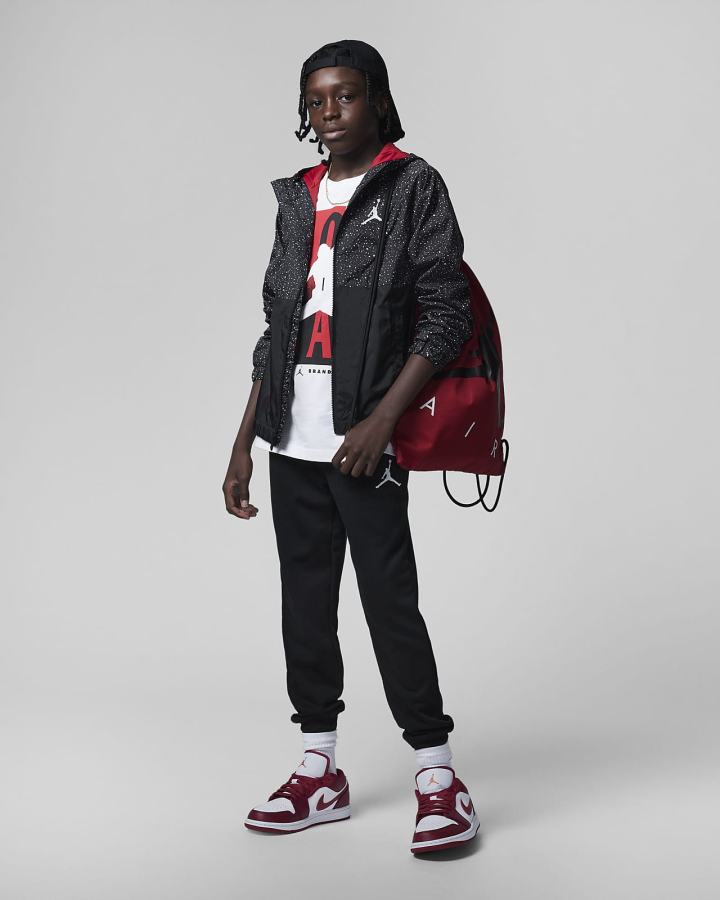 Chaquetas Nike Jordan Kids Full-Zip Niño Negras | OTJGX-5329