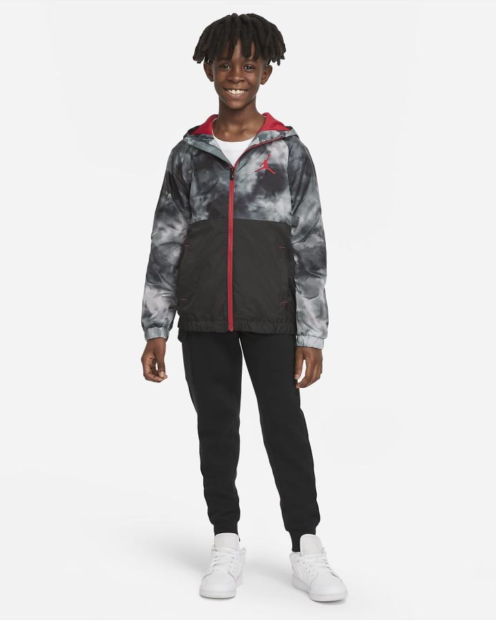 Chaquetas Nike Jordan Kids Full-Zip Niño Rojas | QJIAP-1658