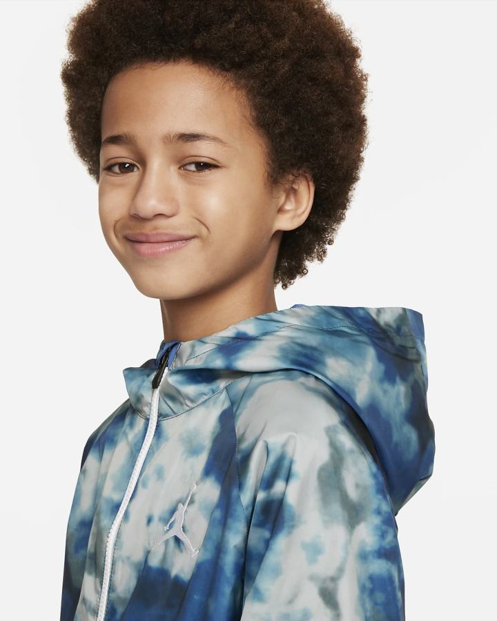 Chaquetas Nike Jordan Kids Full-Zip Niño Azules Oscuro | TUPQR-9813