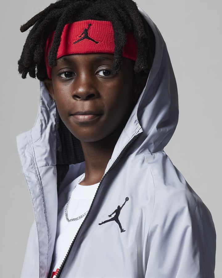 Chaquetas Nike Jordan Kids Full-Zip Niño Gris | ZATRE-7183