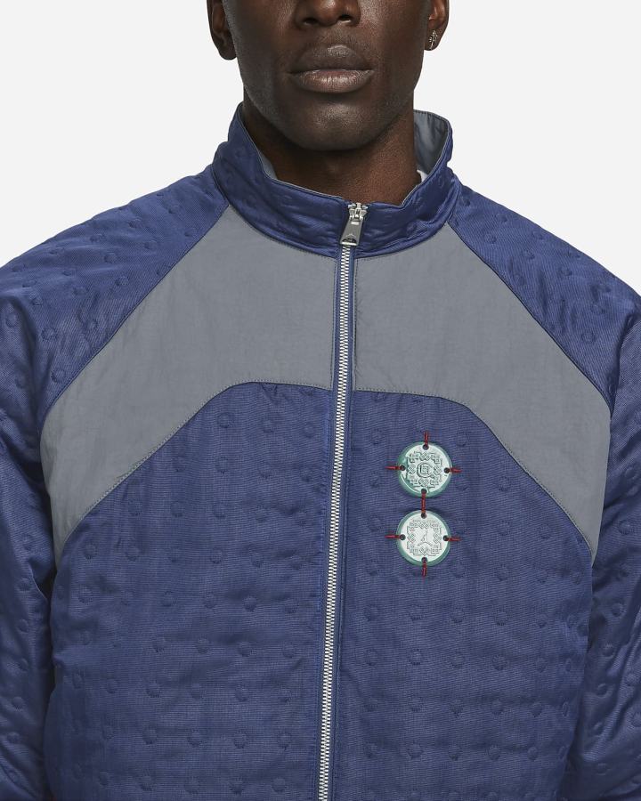 Chaquetas Nike Jordan x CLOT Woven Hombre Azul Marino Gris Rojas | IXPJO-7840