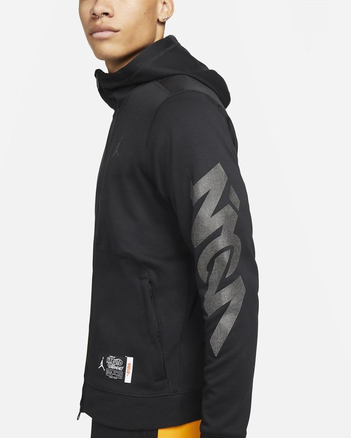 Chaquetas Nike Jordan x Zion Full-Zip Top Hombre Negras | EDPVA-3486