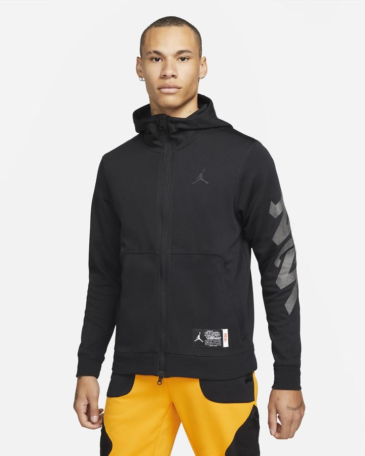 Chaquetas Nike Jordan x Zion Full-Zip Top Hombre Negras | EDPVA-3486