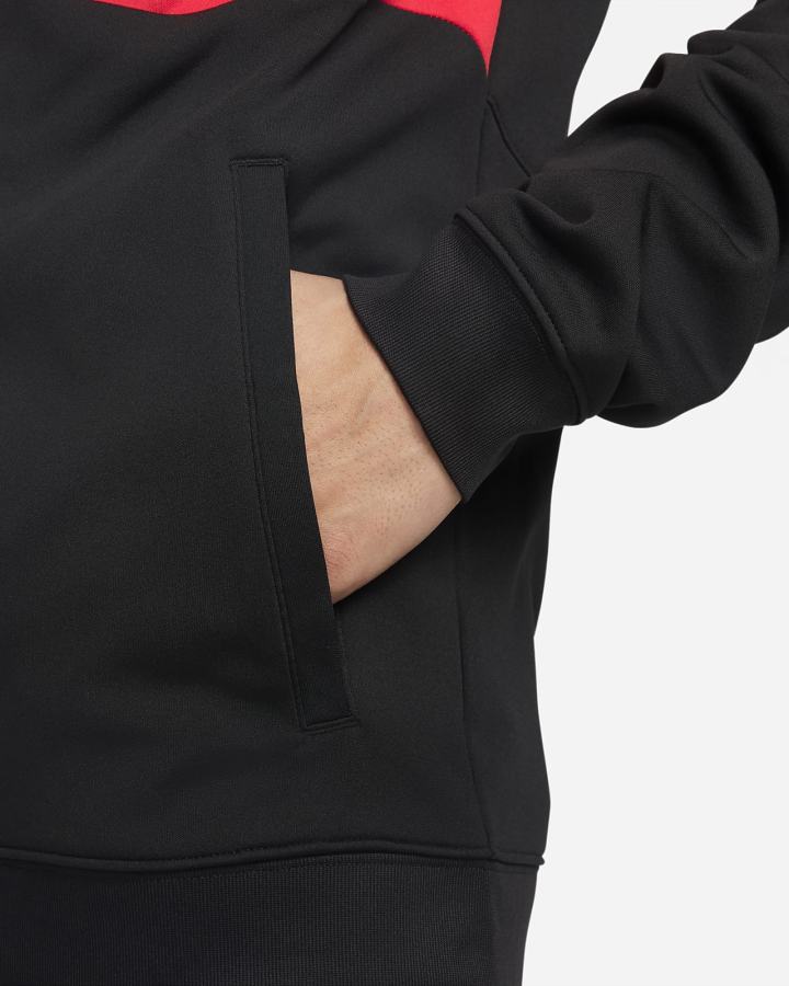 Chaquetas Nike Korea Academy Pro Full-Zip Knit Soccer Hombre Negras Blancas | OAGVM-1958