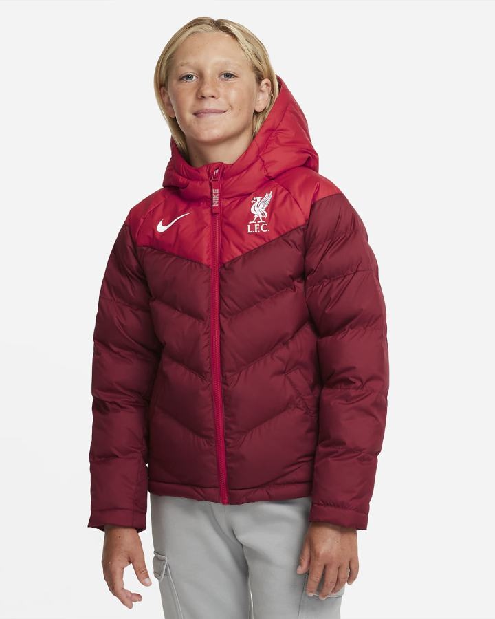 Chaquetas Nike Liverpool FC Synthetic-Fill Kids Niño Rojas Blancas | QZBUX-0381