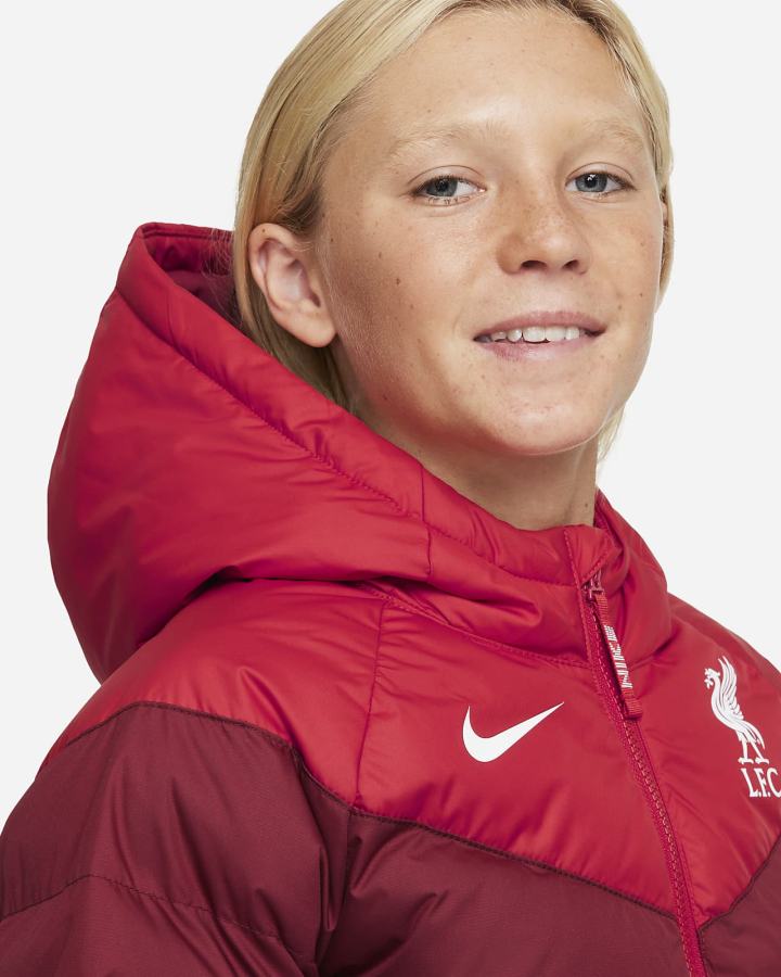 Chaquetas Nike Liverpool FC Synthetic-Fill Kids Niña Rojas Blancas | YNEBH-0742