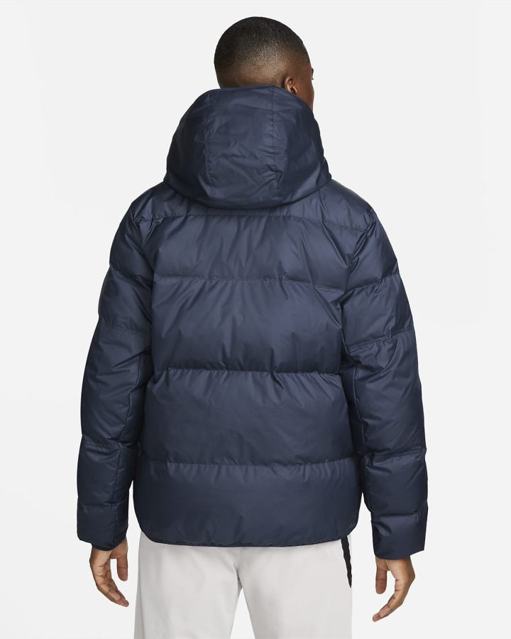 Chaquetas Nike Nigeria Strike Storm-FIT Soccer Down Hombre Obsidian Blancas | IFDUM-5639