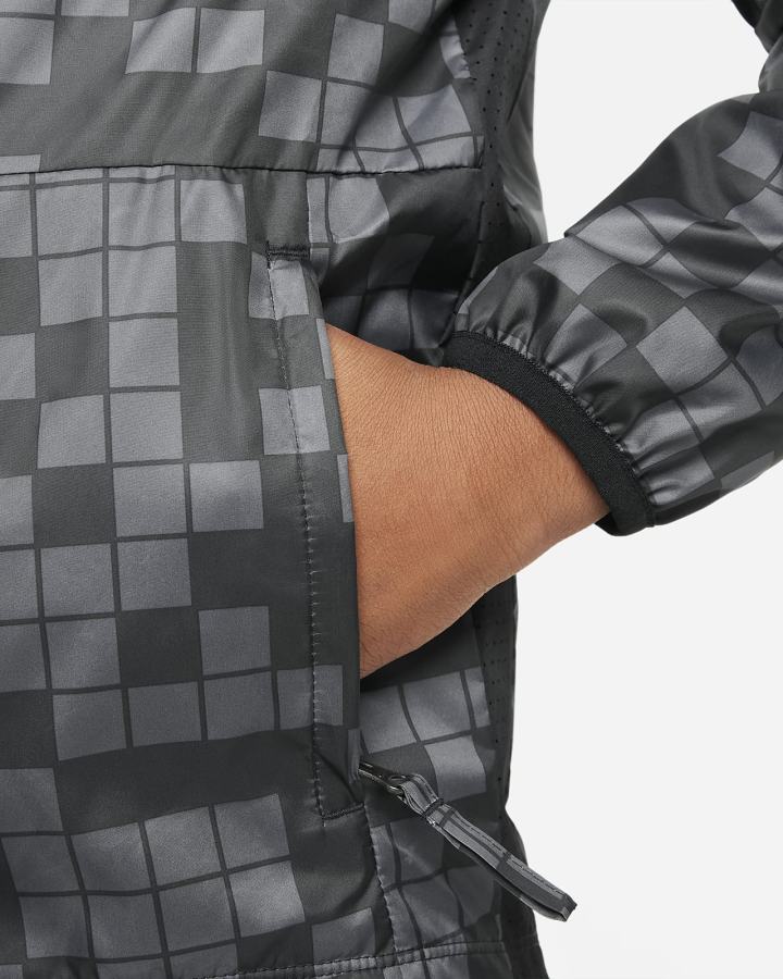Chaquetas Nike Paris Saint-Germain Repel Academy AWF Kids Soccer Niño Gris Oscuro Negras Rojas | ELAQU-4021