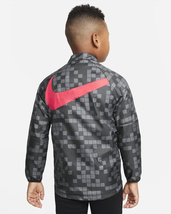 Chaquetas Nike Paris Saint-Germain Repel Academy AWF Kids Soccer Niña Gris Oscuro Negras Rojas | PGKMV-6548